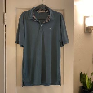 Travis Mathew Blue Polo Shirt